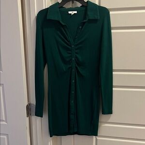 BP Green Button Up Dress